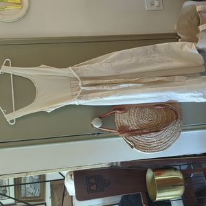 Who What Wear Target Midi Dress Cream